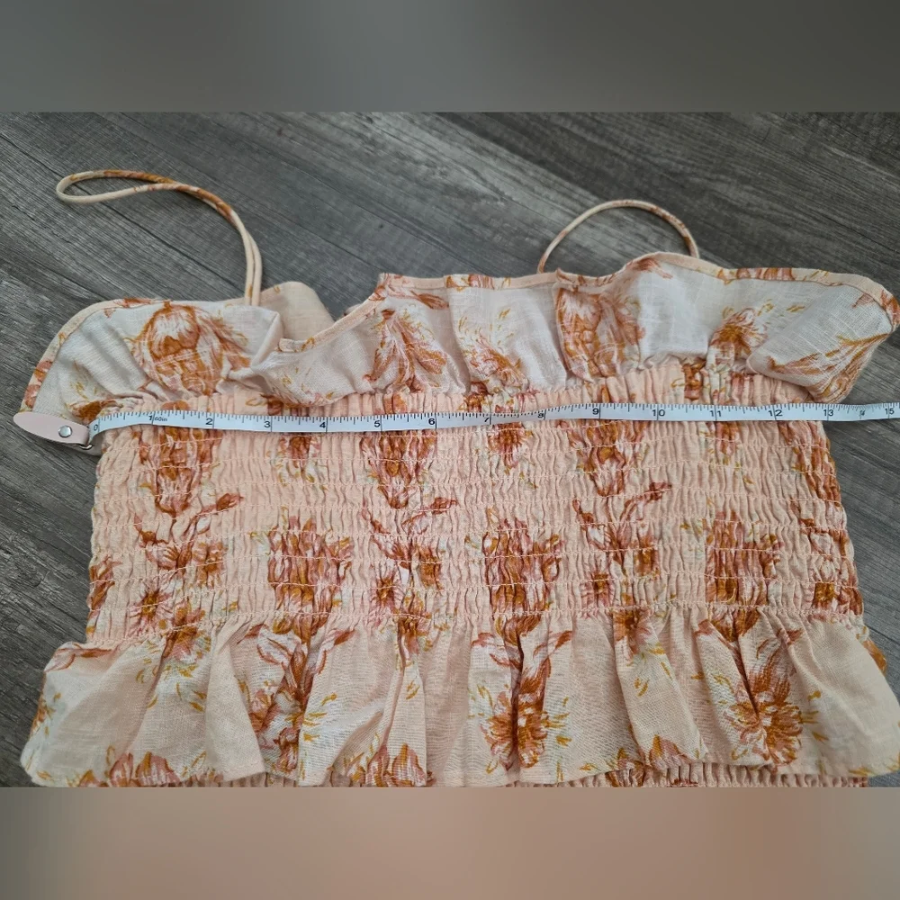 SABO SKIRT Dion MINI Dress Ruffle Cottagecore Floral Selkie L AUSTRALIA Floral - Picture 6 of 10